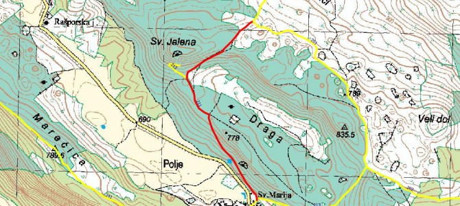 Ćićarija – prohodan je planinarski put za Sv. Jelenu