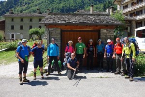 Početak pohoda - Alagna Valsesia