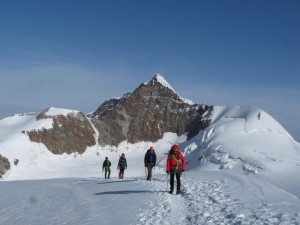 Uspon na Vincent Piramide