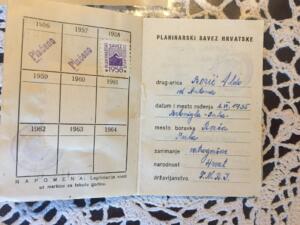 Božić planinarska iskaznica 2 2 od 3