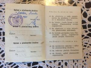 Božić planinarska iskaznica 2 3 od 3